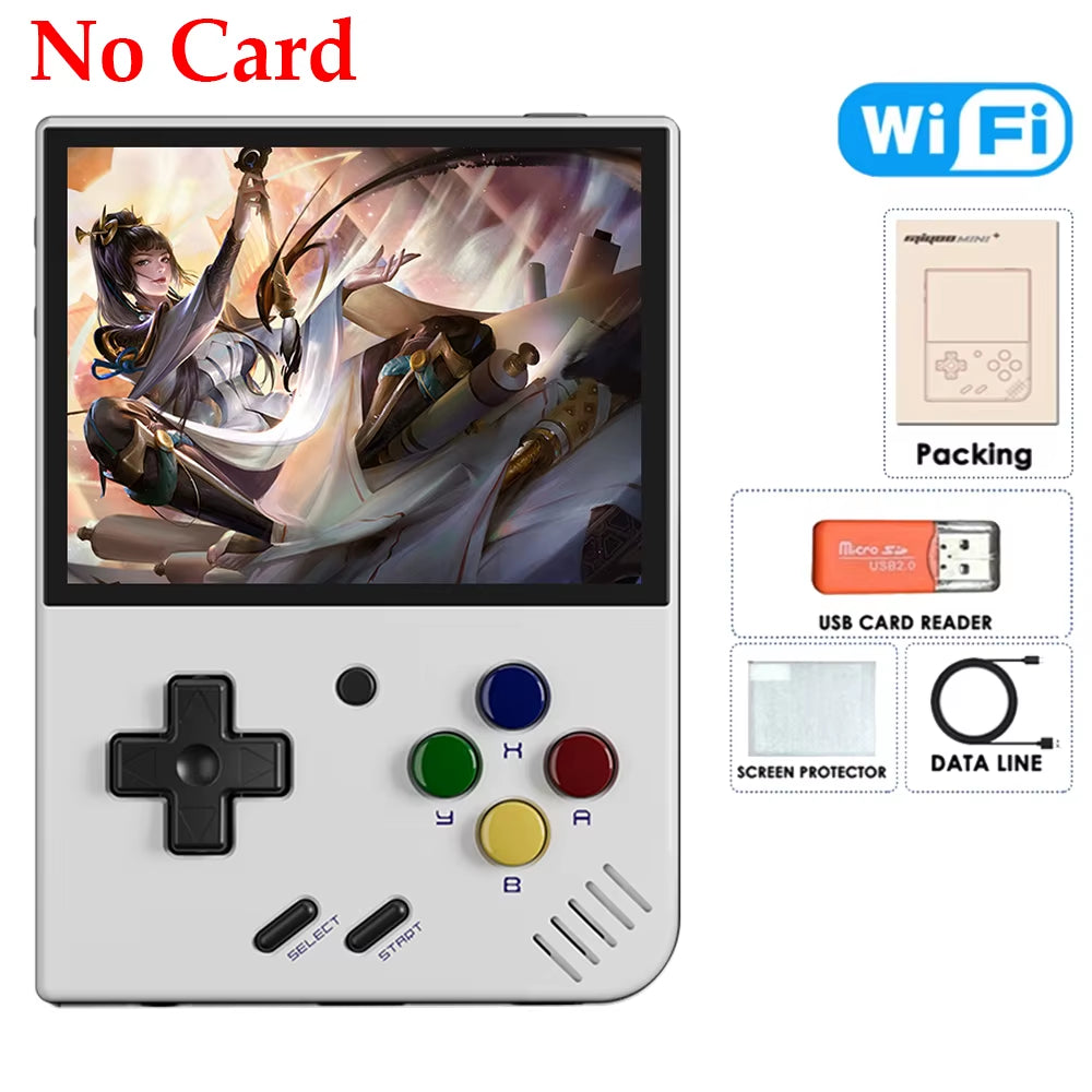 Miyoo Mini plus Classic Video Game Console V3 Retro Handheld Game Console IPS HD Screen Linux System Game Toys for Kids Adults