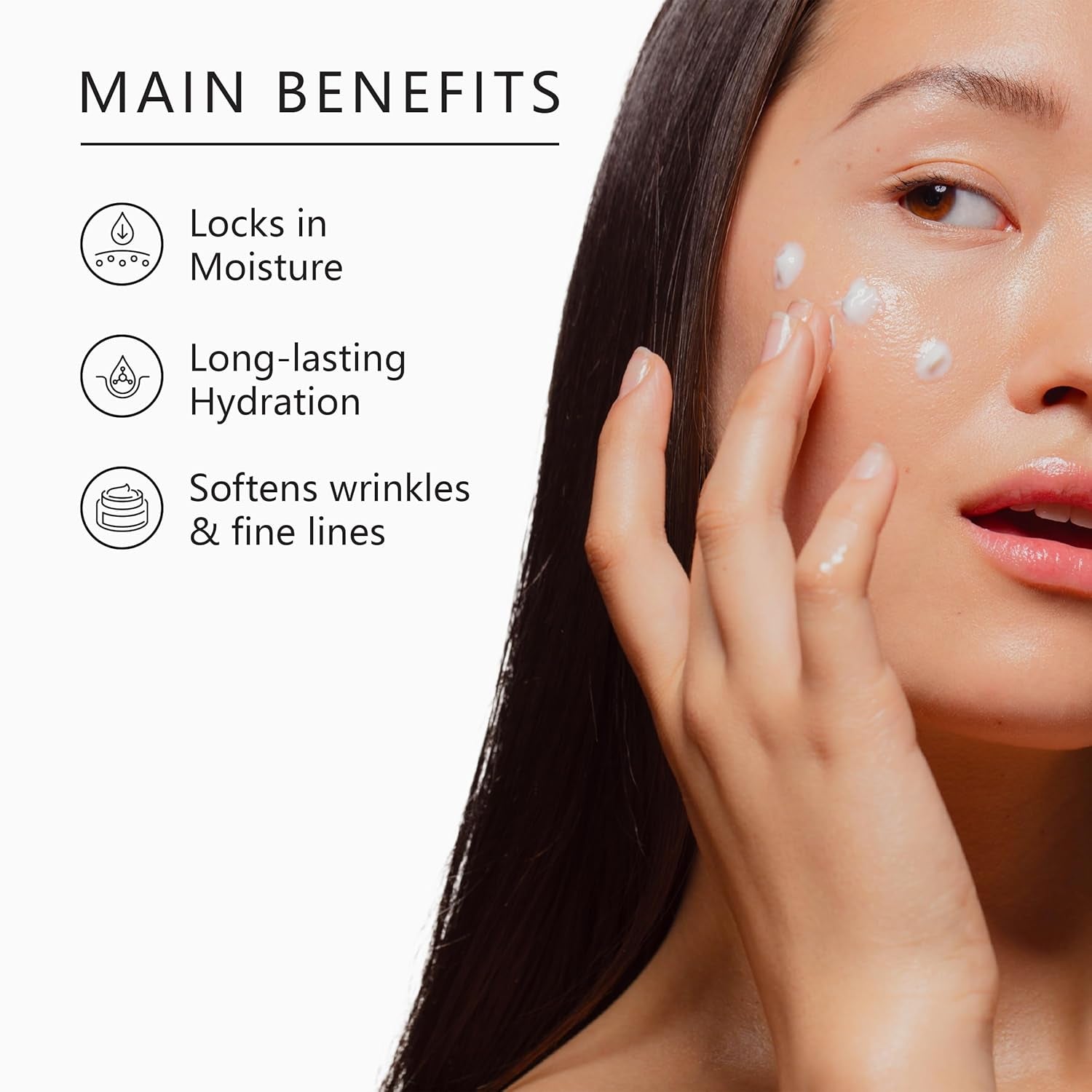 Asterwood Hyaluronic Acid Moisturizer - Anti-Aging, Wrinkle Reducing, Moisturizing, Hydrating - Fragrance-Free, Non-Comedogenic - 1.7 Fl Oz